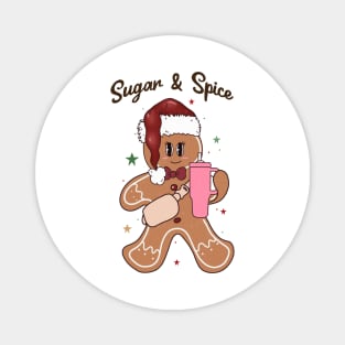 Sugar and spice Gingerbread man Magnet